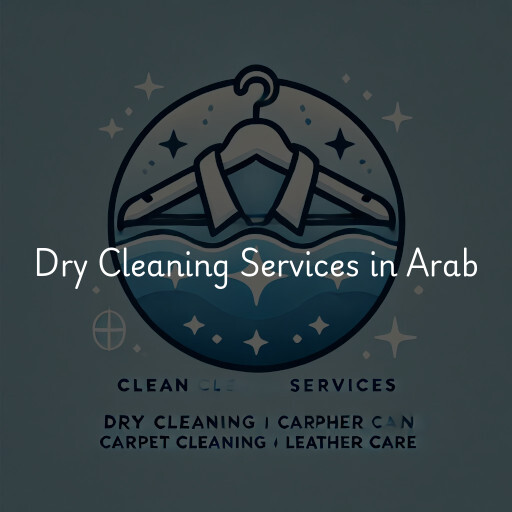 Find dry cleaning services in Arab