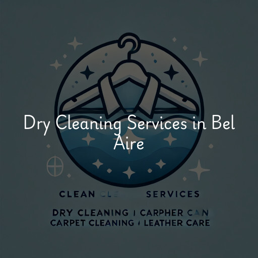 Find dry cleaning services in Bel Aire