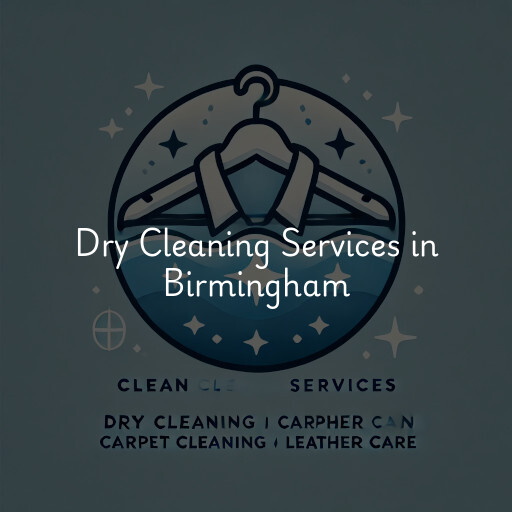 Find dry cleaning services in Birmingham