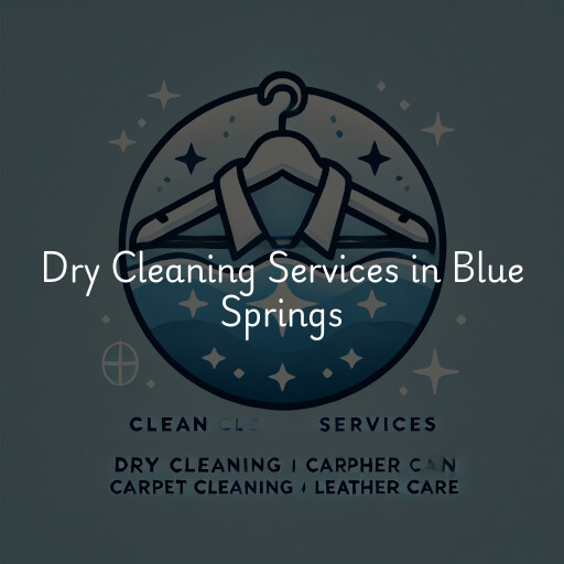 Find dry cleaning services in Blue Springs