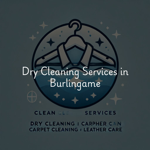 Find dry cleaning services in Burlingame