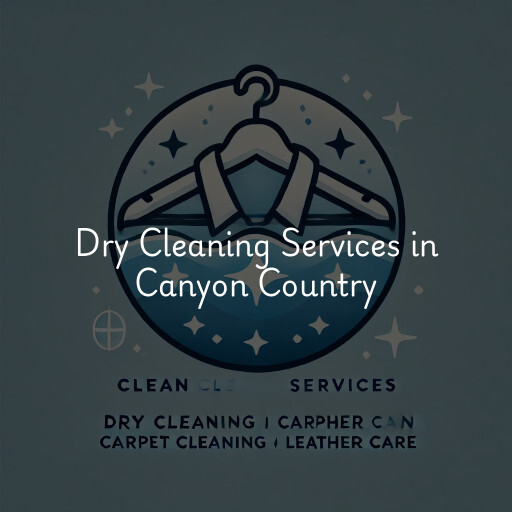 Find dry cleaning services in Canyon Country