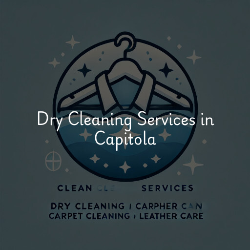 Find dry cleaning services in Capitola