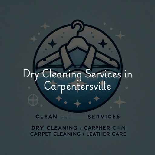 Find dry cleaning services in Carpentersville