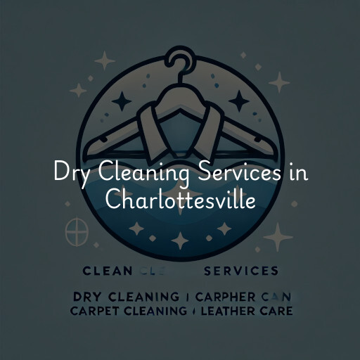 Find dry cleaning services in Charlottesville