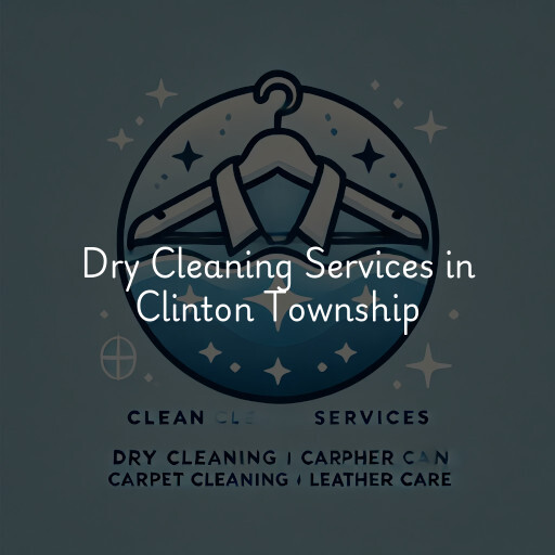 Find dry cleaning services in Clinton Township