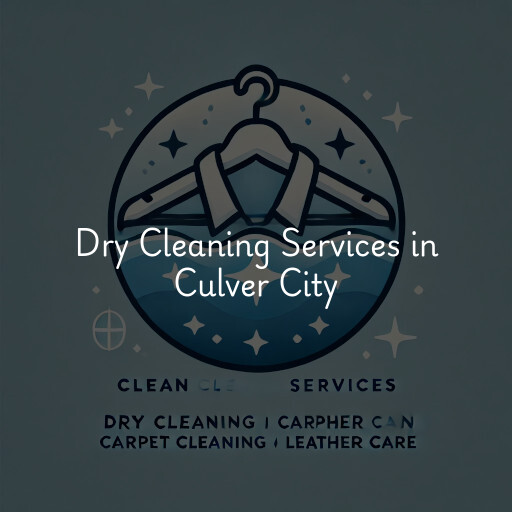 Find dry cleaning services in Culver City