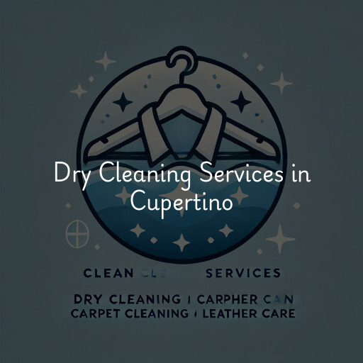 Find dry cleaning services in Cupertino