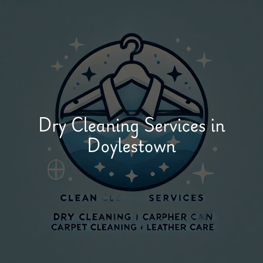 Find dry cleaning services in Doylestown