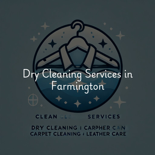 Find dry cleaning services in Farmington