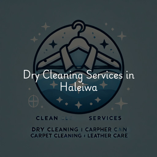 Find dry cleaning services in Haleiwa