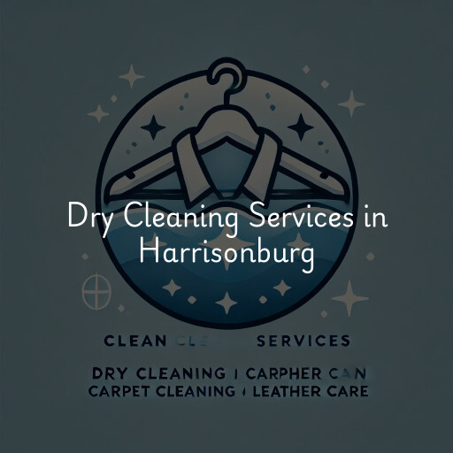 Find dry cleaning services in Harrisonburg