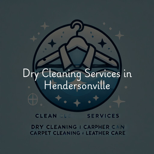 Find dry cleaning services in Hendersonville