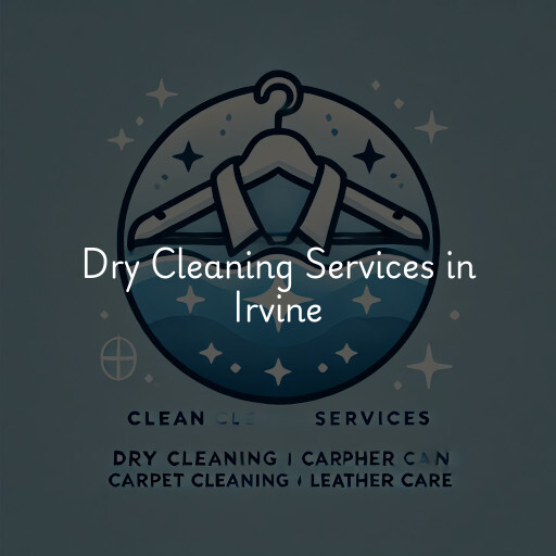 Find dry cleaning services in Irvine