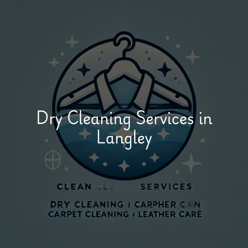 Find dry cleaning services in Langley