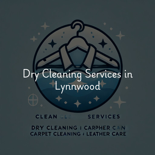 Find dry cleaning services in Lynnwood