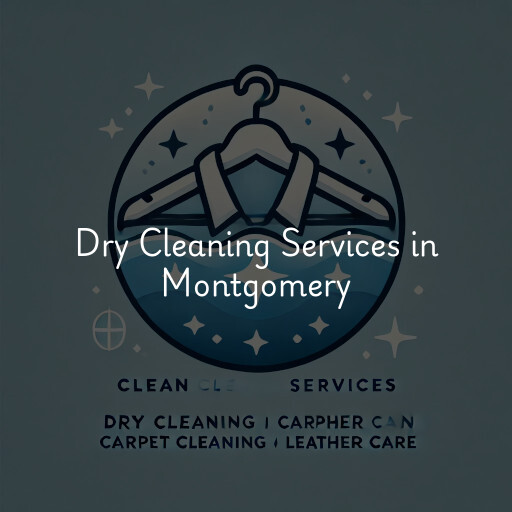 Find dry cleaning services in Montgomery