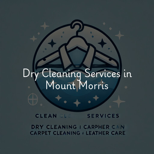 Find dry cleaning services in Mount Morris