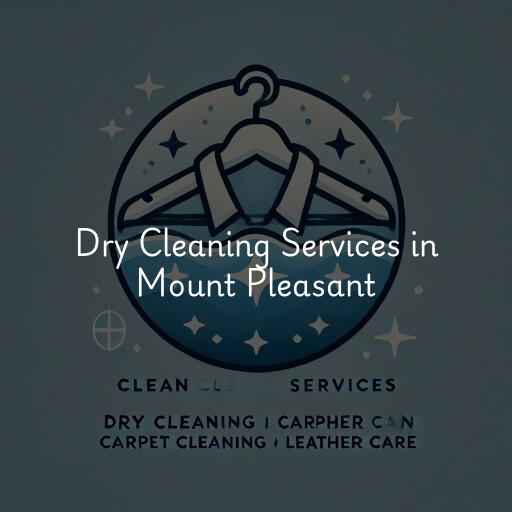 Find dry cleaning services in Mount Pleasant