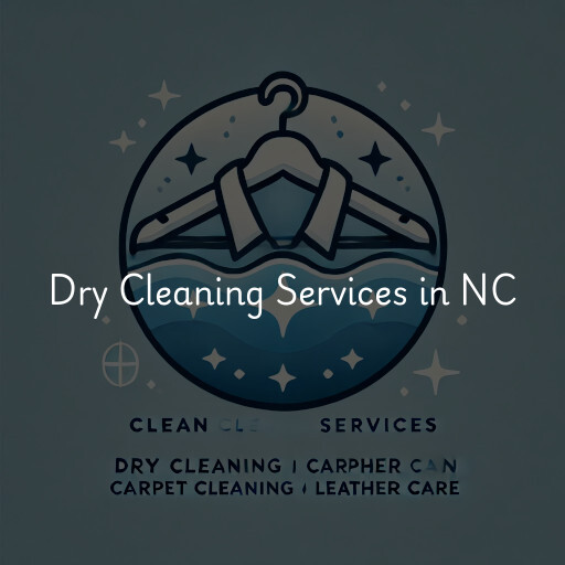 Find dry cleaning services in NC