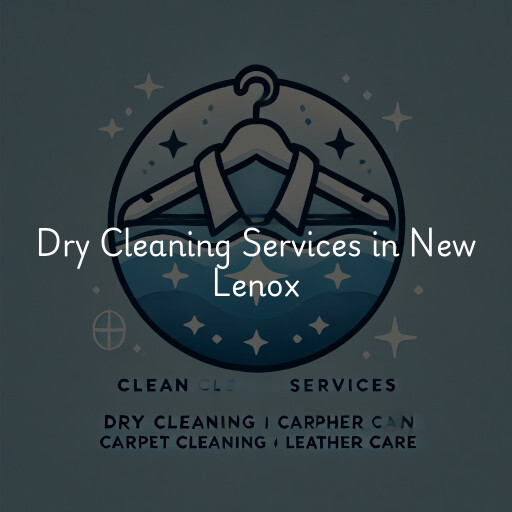 Find dry cleaning services in New Lenox