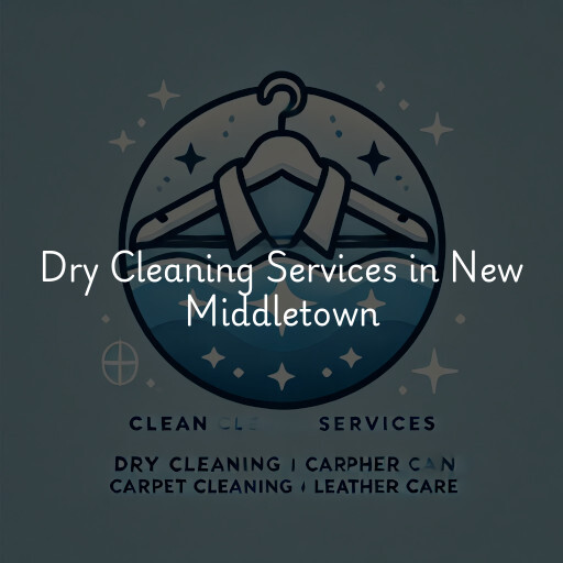 Find dry cleaning services in New Middletown