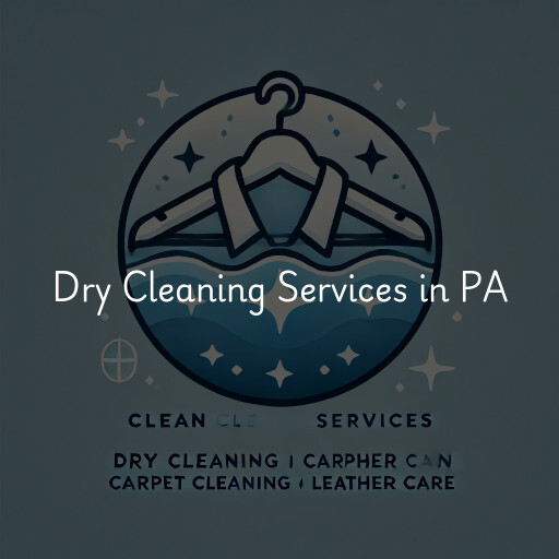 Find dry cleaning services in PA