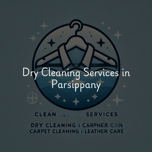 Find dry cleaning services in Parsippany