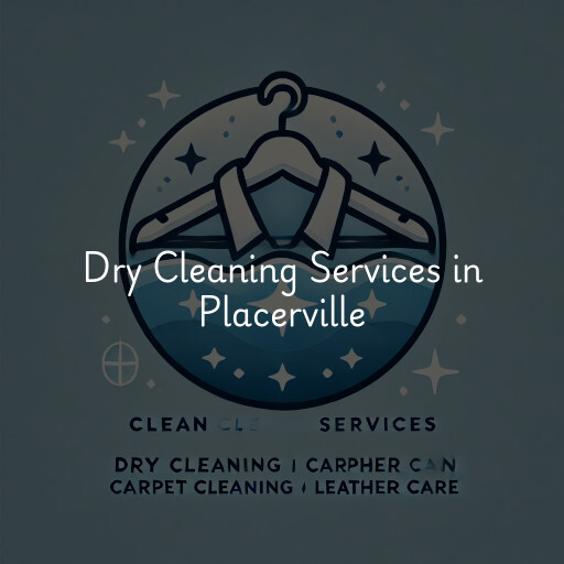 Find dry cleaning services in Placerville