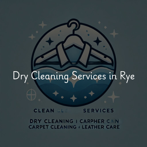 Find dry cleaning services in Rye