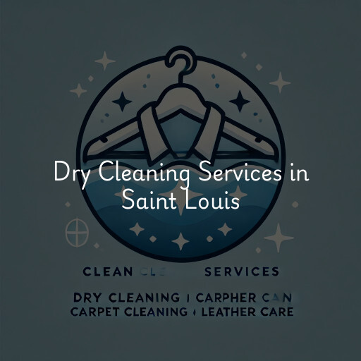 Find dry cleaning services in Saint Louis