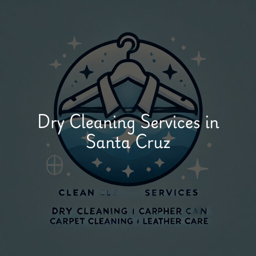 Find dry cleaning services in Santa Cruz