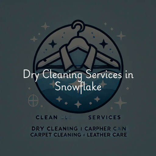 Find dry cleaning services in Snowflake