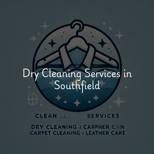 Find dry cleaning services in Southfield