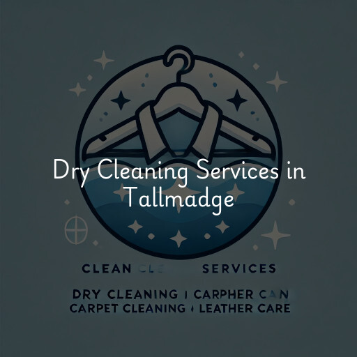 Find dry cleaning services in Tallmadge