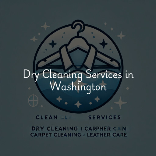 Find dry cleaning services in Washington