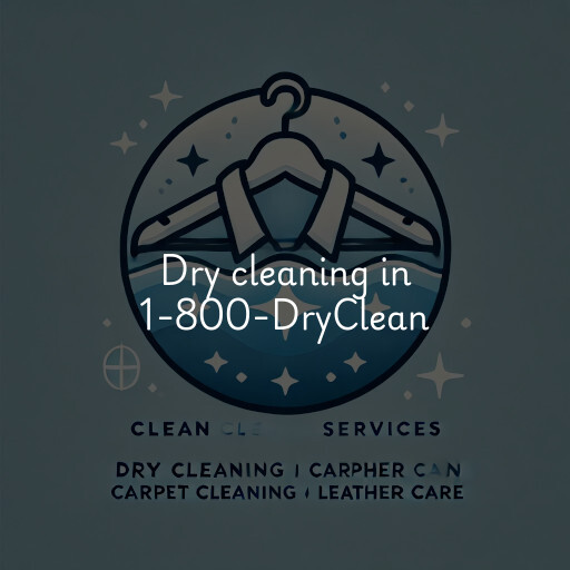 Dry Cleaning at  1-800-DryClean