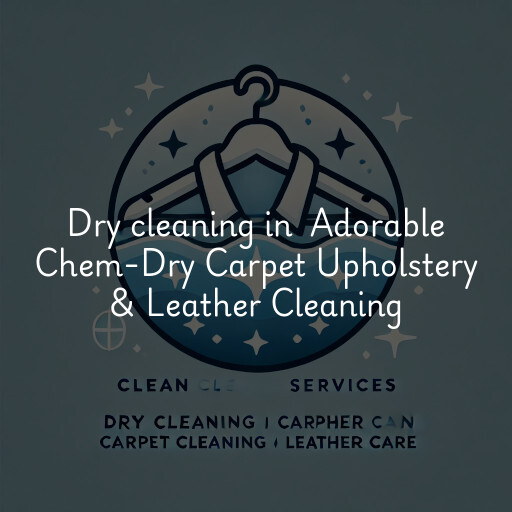 Dry Cleaning at  Adorable Chem-Dry Carpet Upholstery & Leather Cleaning