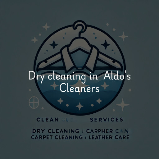 Dry Cleaning at  Aldo's Cleaners