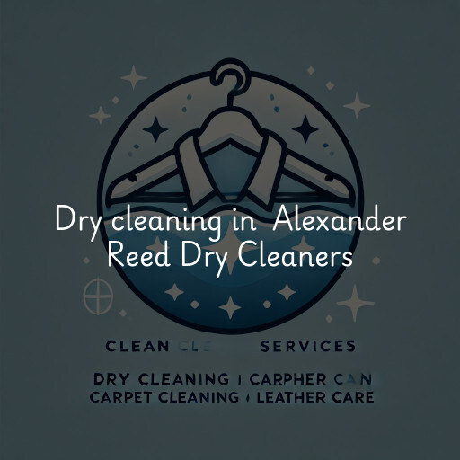 Dry Cleaning at  Alexander Reed Dry Cleaners