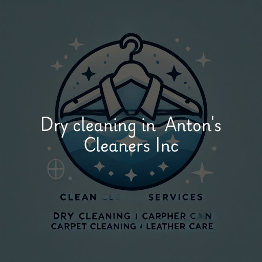 Dry Cleaning at  Anton's Cleaners Inc