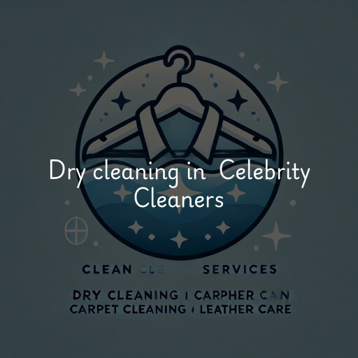 Dry Cleaning at  Celebrity Cleaners