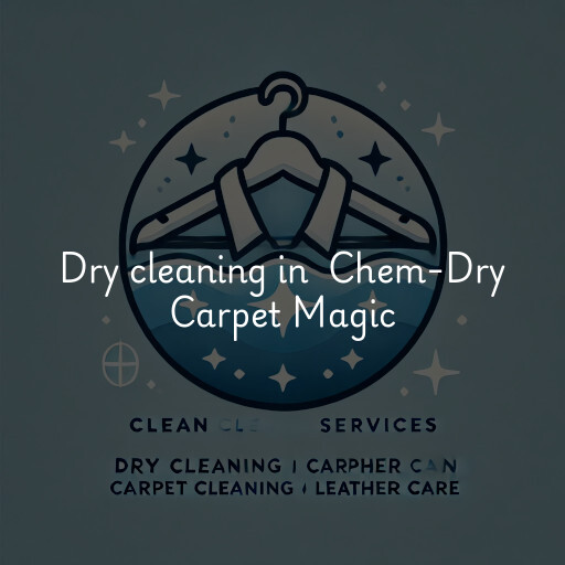 Dry Cleaning at  Chem-Dry Carpet Magic