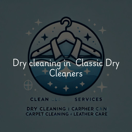 Dry Cleaning at  Classic Dry Cleaners