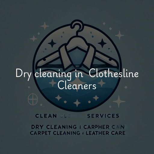 Dry Cleaning at  Clothesline Cleaners