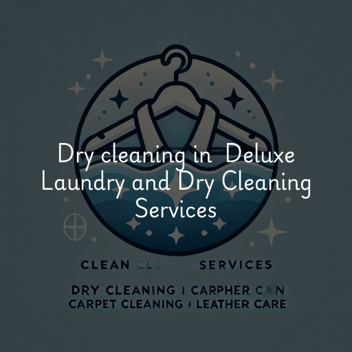 Dry Cleaning at  Deluxe Laundry and Dry Cleaning Services