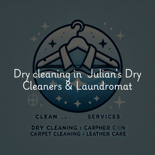 Dry Cleaning at  Julian's Dry Cleaners & Laundromat