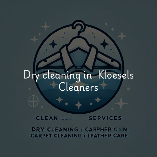 Dry Cleaning at  Kloesels Cleaners