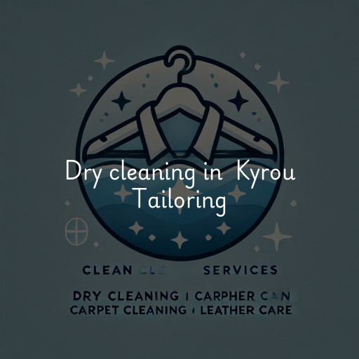 Dry Cleaning at  Kyrou Tailoring