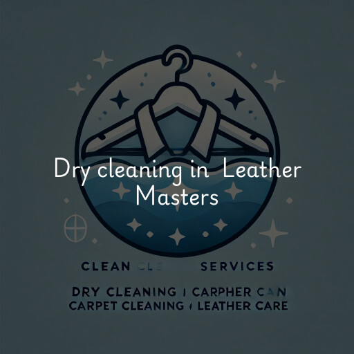 Dry Cleaning at  Leather Masters